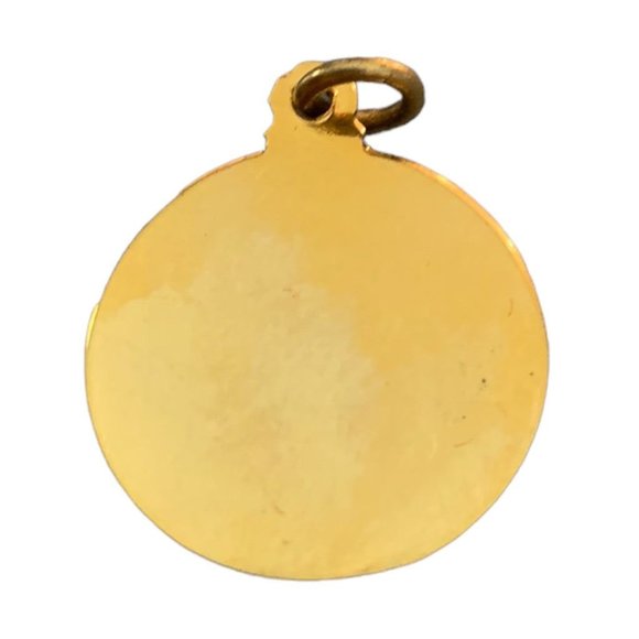 Vintage Fleet Reserve Assn Goldtone Charm Pendant 3/4" Diameter - Picture 6 of 7